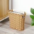 thumbnail image 6 of NiOffice Handwoven Wicker Wastebasket with Built-In Handles, Multifunctional Mini Trash Can and Organizer for Home & Office, Compact Design and Durable Construction with Fine Artisanal Craftsmanship, 6 of 10