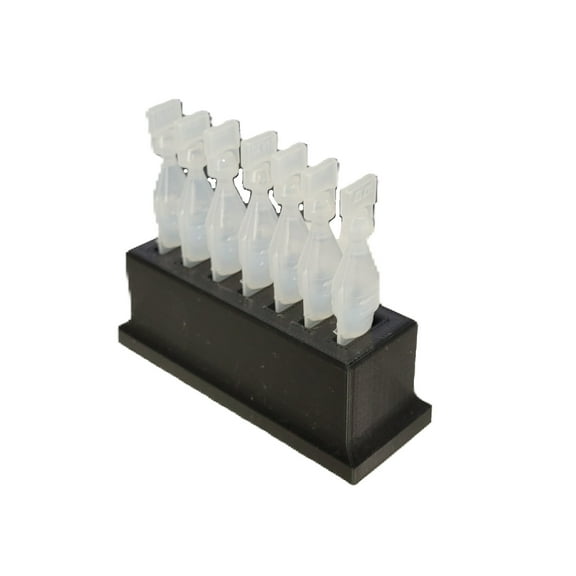 Eye Drop Vials Holder  Storage - Single-Use Disposable Eye Drop Vials - Upgraded Version w/More Slot Space - Znet3D