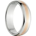 thumbnail image 3 of 6mm Half-Round Titanium Ring with a 2mm Copper Inlay and a Polished Finish, 3 of 3