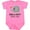 Raspberry, variant on Inktastic Mimi and Pappy Love Me Elephant Boys or Girls Baby Bodysuit
