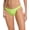 Green, variant on womens Bikinis Cole Ribbed Bikini Bottom, XL, Green