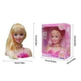 thumbnail image 3 of Juego de Simulación de Maquillaje ANGGREK Para Niños 17 Piezas Cabeza de Muñeca, 3 of 8