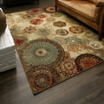 thumbnail image 5 of Mohawk Home Alexa Medallion Area Rug, Multi, 5'x8', 5 of 11