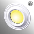 thumbnail image 7 of Renovators Supply Spot Light Trim White Urethane foam Recessed Light Trim 5" ID, 7 of 7