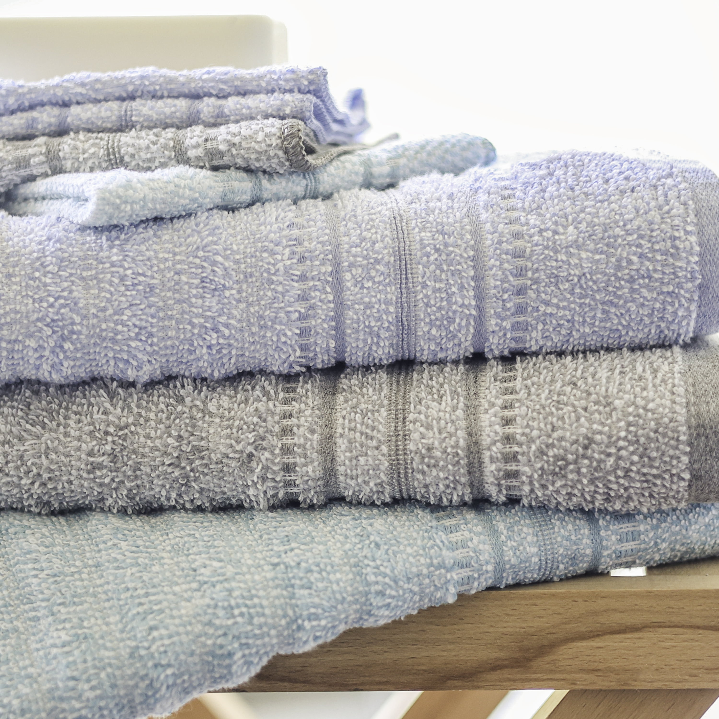 True Hue Bath Towel , Blue