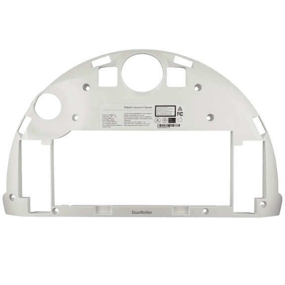 Bottom Duo Roller Base Plate Cover Chassis Compatible With Roborock Q5 Max  Pro  DuoRoller , Q8 Max Max  Plus Models Robot Vacuum Cleaner - White Durable Lower Housing Shell with Precut Sensor Ports