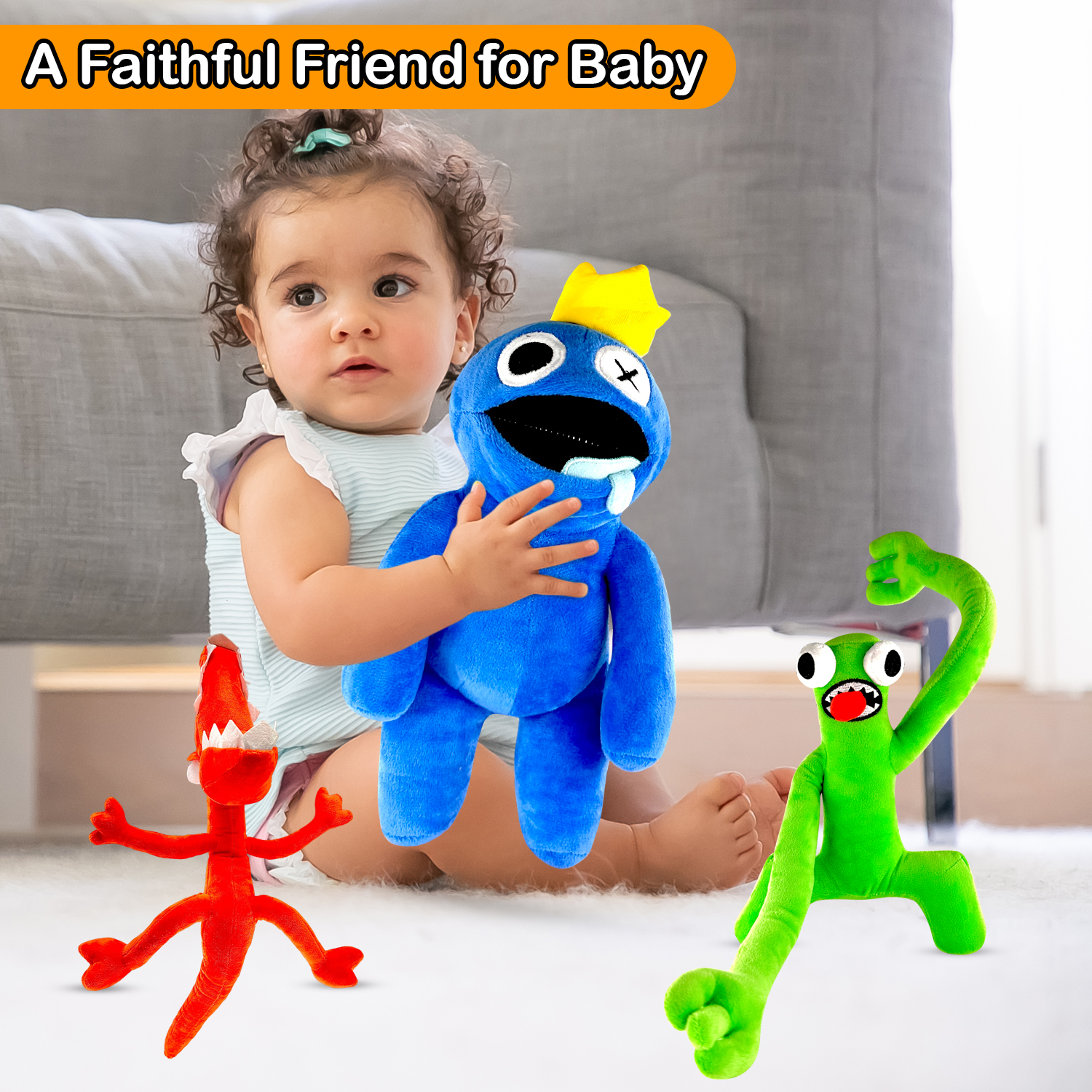 Blue bebe rainbow friends