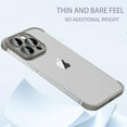 Compatible with iPhone 15 Pro Max Case Borderless Design Camera Lens