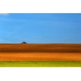 thumbnail image 2 of Della Latta, Massimo 18x13 Gold Ornate Wood Framed with Double Matting Museum Art Print Titled - The Tractor, 2 of 4