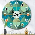 thumbnail image 2 of Designart Horloge Murale Rétro de Luxe Mi-Siècle Moderne, 2 of 4