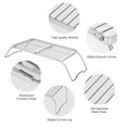 thumbnail image 3 of Parrilla de Camping Plegable REDCAMP de Acero Inoxidable Portátil 38x23 cm, 3 of 9