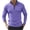 H1258 Purple, variant on Curuila Mens Tshirts Long Sleeve Solid Color Stand Collar Half Zip Pullover For Men Slim Fit Casual Tops Blue Size L