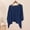 Navy, variant on BODOAO Women's Summer Linen Cardigan 3/4 Sleeve Open Front Loose Cover Ups Lightweight Shrug Womens Autumn Spring Summer Casual Solid Elegant Cardigan Tops Beige L