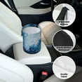 thumbnail image 6 of Wukai Abstract Ocean Waves Print Car Trash Can - Easy to Clean Hanging Garbage Bin - Removable Liner - Leak-Car Garbage Can - Waterproof Trash Can for Car and SUV, 6 of 7