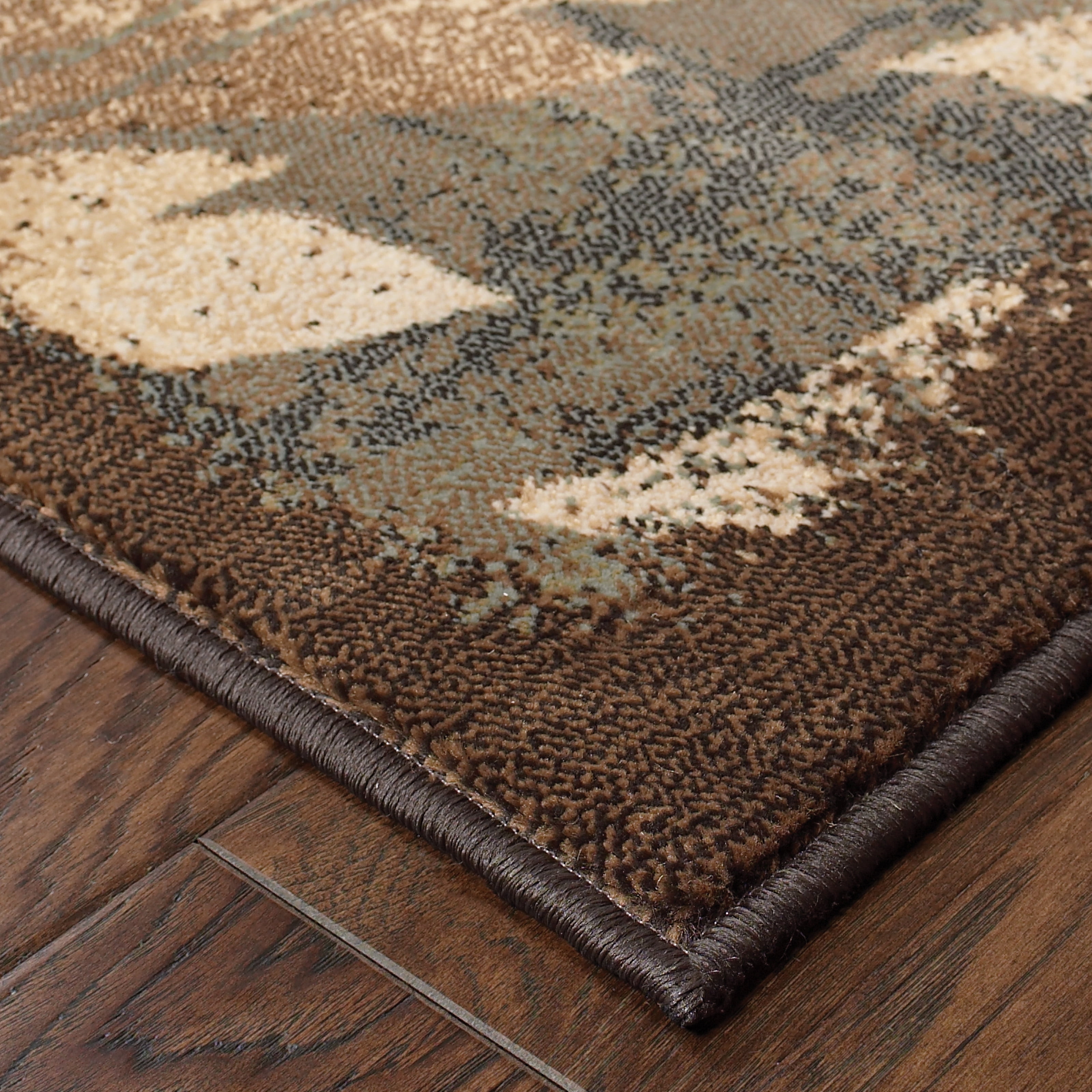 Avalon Home Hamlet Blocked Leafs Area Rug