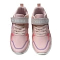 thumbnail image 3 of Ticikt Girls Lightweight Mesh Sneakers with Heart Print Breathable for School & Casual Wear,Pink, 3 of 9