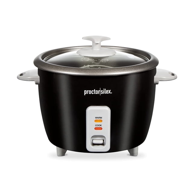 Arrocera y vaporera Proctor Silex, 16 tazas, color negro