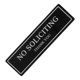 thumbnail image 5 of unbranded Señal No Solicitar Para Oficina Adhesiva Color Negro Fácil De Y Limpiar, 5 of 8