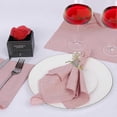 thumbnail image 5 of Cloth Napkins 42 x 42 CM, , Cotton Cloth Napkins, 6 pack Reusable Napkins for Christmas/Dinners/Weddings/Bar/Cocktail (Pink), 5 of 5