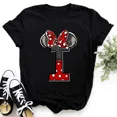 thumbnail image 3 of Ropa de verano de manga corta de Disney para niños, camisetas de algodón con estampado de letras de Minnie Mouse, camisetas de la AZ para niños, camisetas Y2k para niños y niñas, 3 of 5