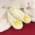 thumbnail image 6 of BambooMN Women's Super Soft Sequin Slippers with Non-Slip Bottoms - Asst 3D - Large - 3 Pairs, 6 of 6