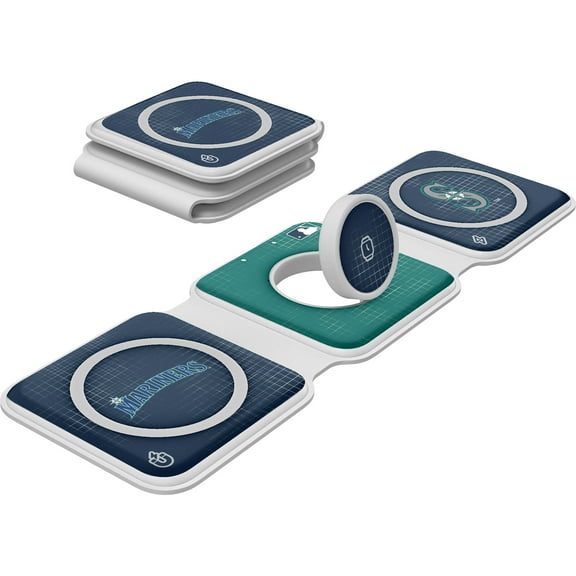 Keyscaper Seattle Mariners 3-in-1 Foldable Charger