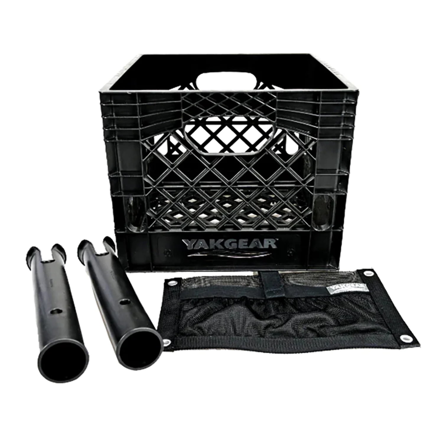 YakGear Angler Crate Black Plastic Angler Crate