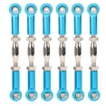 thumbnail image 1 of 6Pcs Aluminum Alloy Adjustable Push RodsTurnbuckle Rod Linkage Accessories for RC Car Modelsblue,, 1 of 5