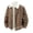 Brown, variant on Zynoxe Mens Plus Size Sherpa Jackets Vintage Lapel Shearling Collar Zip Up Long Sleeve Faux Suede Jackets Winter Warm Relaxed Fit Fleece Jackets with Pockets