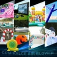 thumbnail image 3 of CoMiracle 1.5 HP Inflatable Commercial Turbo Blower Dual Air Intake Compact & Energy Efficient for Large Inflatable Bounce House, Water Slide, and Obstacle Course for Kids, 3 of 11