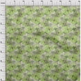 thumbnail image 4 of oneOone Cotton Cambric Light Green Fabric Abstract Line Drawing Floral Craft Projects Decor Fabric Printed By The Yard 56 Inch Wide, 4 of 5