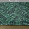 thumbnail image 6 of Ambesonne Palm Leaf Place Mats Set of 4, Fresh Hawaii Summer, Standard Size, Dark Green Black, 6 of 6