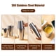thumbnail image 4 of Criba vibradora Irfora 14pcs / set Mixology Bartender Kit Coctelera Set con Boston Shaker / Jigger / Vertedores / Trituradora de hielo / Pinzas de hielo / Cuchara mezcladora / Colador / Abre Irfora Criba vibradora, 4 of 5