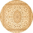 thumbnail image 1 of Ahgly Company Indoor Round Medallion Orange Traditional Area Rugs, 7' Round, 1 of 1