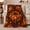 Autumn Pumpkin Maple Leaf, variant on Autumn Pumpkins Berries Draped Armchair Rustic Ribbons Traditional, Cozy Artistic Scene, Warm Flannel Blanket for Living Room and Bedroom, Art Lovers Thanksgiving Gift, Artistic Home Decor