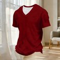 thumbnail image 6 of yillto Mens Tshirts Basic Short Sleeve V Neck Solid Color Soft Summer Tee Causal Plain Shirts, 6 of 8