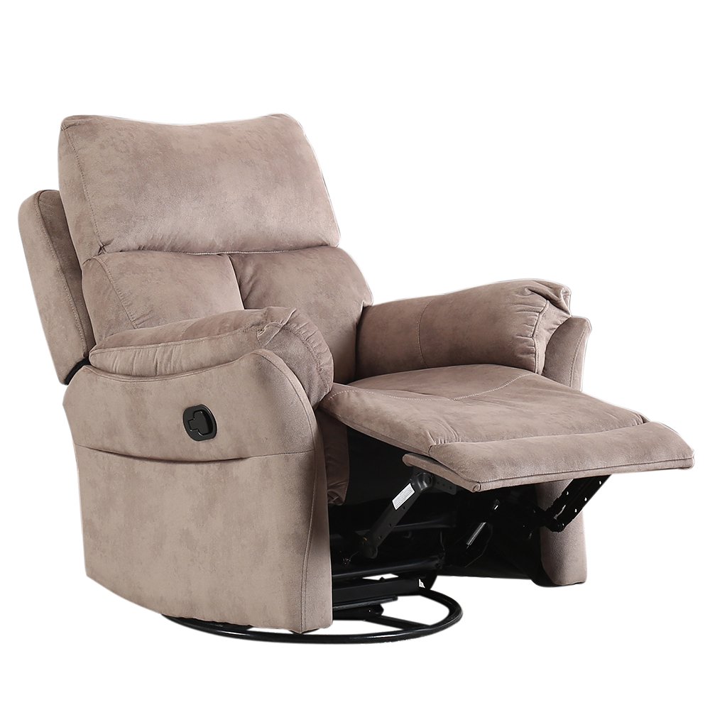 Lowestbest Swivel Rocker Recliner Chair Sofa for Elderly, Heavy Duty