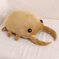 thumbnail image 2 of Cartoon Insect Beetle Stuffed Toy Plush Toys Insect Doll Pillow Comfort Toys Light Brown L, 2 of 9