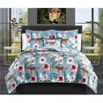 thumbnail image 1 of 4 Piece Ortegia Reversible Quilt Set, Multicolor - King Size, 1 of 1