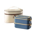 thumbnail image 1 of kurtrusly Heat Preservation Heating Lunch Box For On Go Large Capacity Lunch Box Microwave Dark blue Ordinary insulated b, 1 of 6