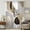 Brown, variant on Boho Geometric Sheer Curtains 96 Inches Long for Living Room, Green Ethnic Abstract Stripes Motifs Light Filtering Privacy Drapes, Breathable Semi Sheer Window Treatment for Bedroom Dining Room