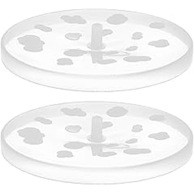Generic 2pcs Silicone Popcorn Bowl Replacement Lids, Foldable Microwave Pop