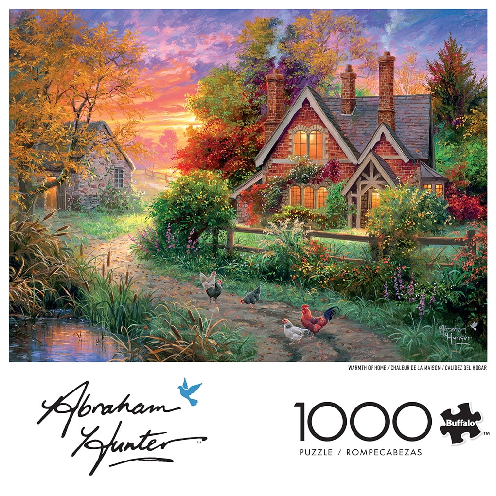 Buffalo Games Abraham Hunter Warmth of Home 1000-Piece Interlocking Jigsaw Puzzle for Adults Ages 14+