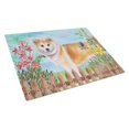 thumbnail image 1 of Carolines Treasures CK1240LCB Shiba Inu Planche à Découper en Verre à Ressort, Grande, 1 of 2