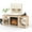 Oak, variant on 58“ Inch Farmhouse TV Stand with 18" Electric Fireplace with Convertible colors, Entertainment Center with Storage Cabinetsfor TVs up to 70", Media Console for Living Room & Bedroom