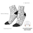 thumbnail image 6 of Pofeuu Hand Drawn Snake Print 30cm Socks, Adult Running Hiking Socks for Youth and Adult, 6 of 7