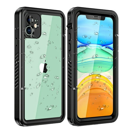 Casetego for iPhone 11 Case Waterproof,Build-in Screen Protector IP68 Dustproof Full Body Protection Rugged Shockproof 6.1 inch Cover