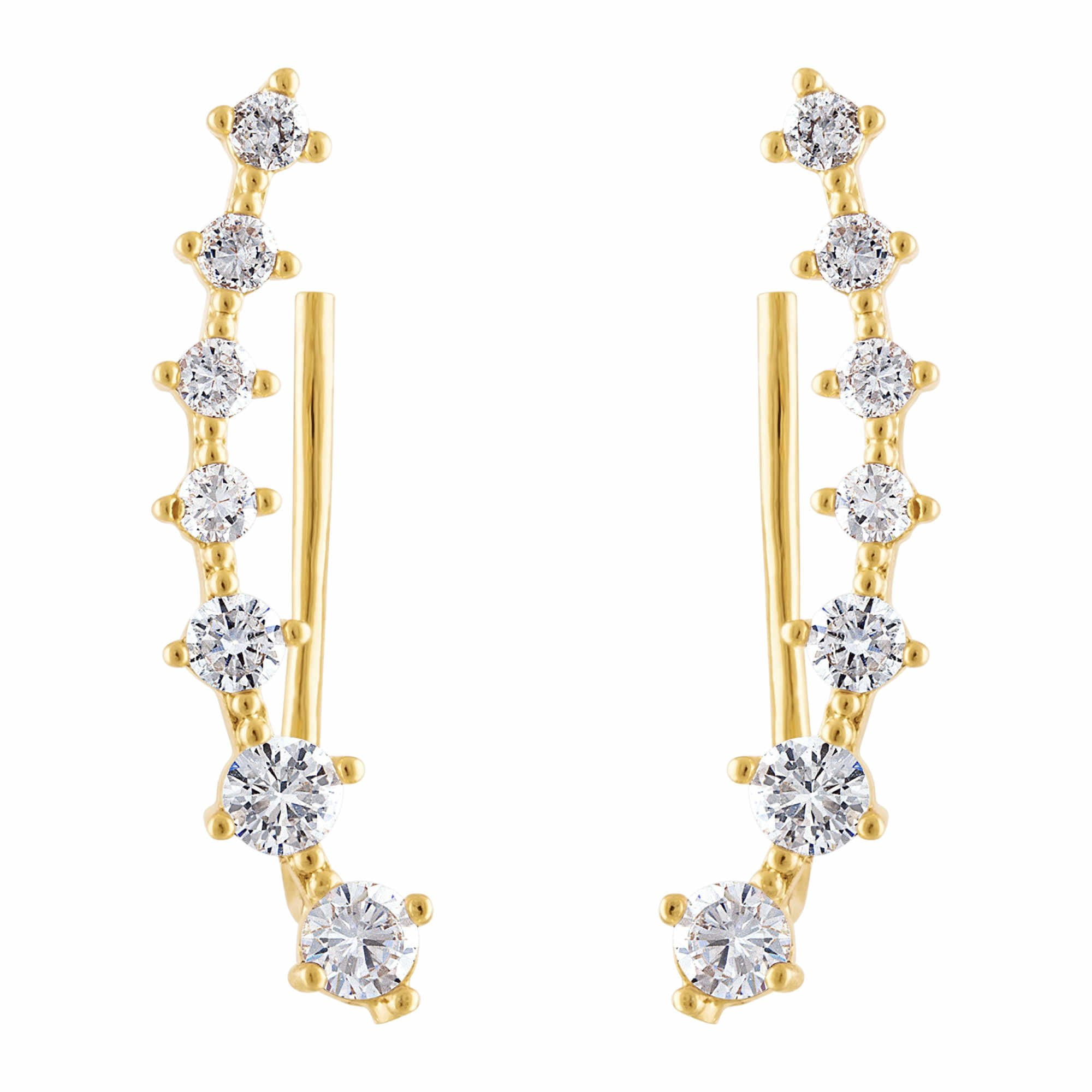 Ear climber earrings walmart sale