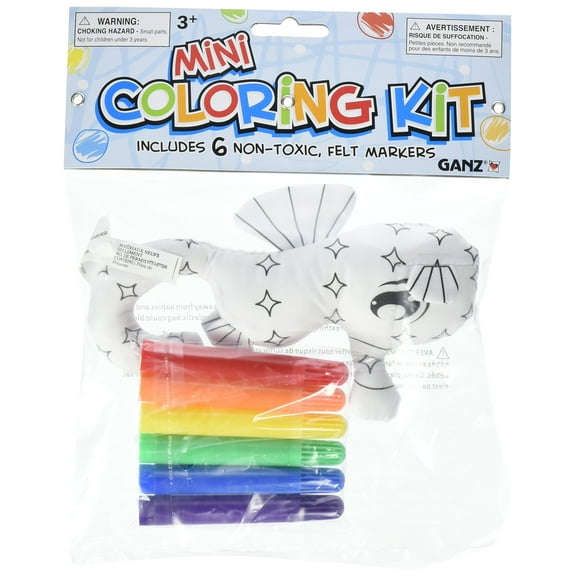 Ganz Seahorse Coloring Kit (7 Piece)