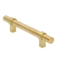 thumbnail image 4 of Poignées de Tiroir, Poignée d'Armoire en Acier Inoxydable Doré Tube Creux Vis Fixe 10 Pcs Remplacement pour Porte pour Distance de Trou de Garde-Robe 128mm, 4 of 8